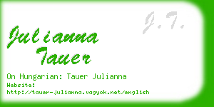 julianna tauer business card